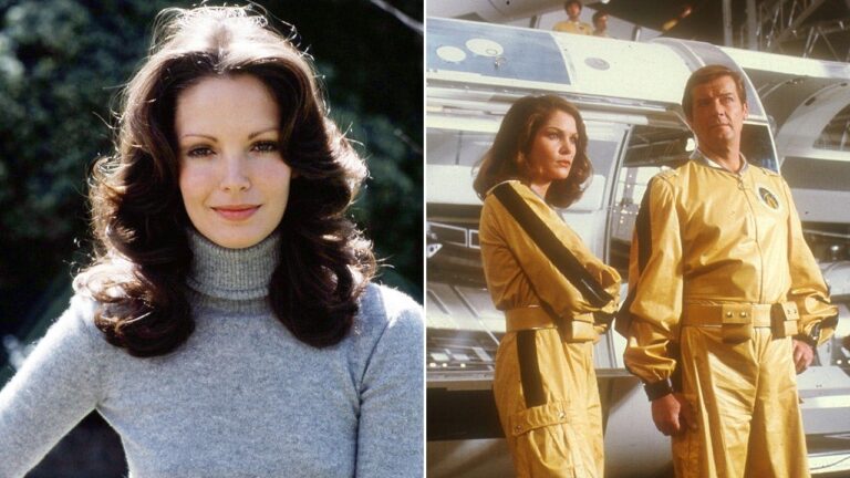 split-of-Jaclyn-Smith-and-Roger-Moore-and-Bond-girl-Lois-Chiles-in-Moonraker.jpeg